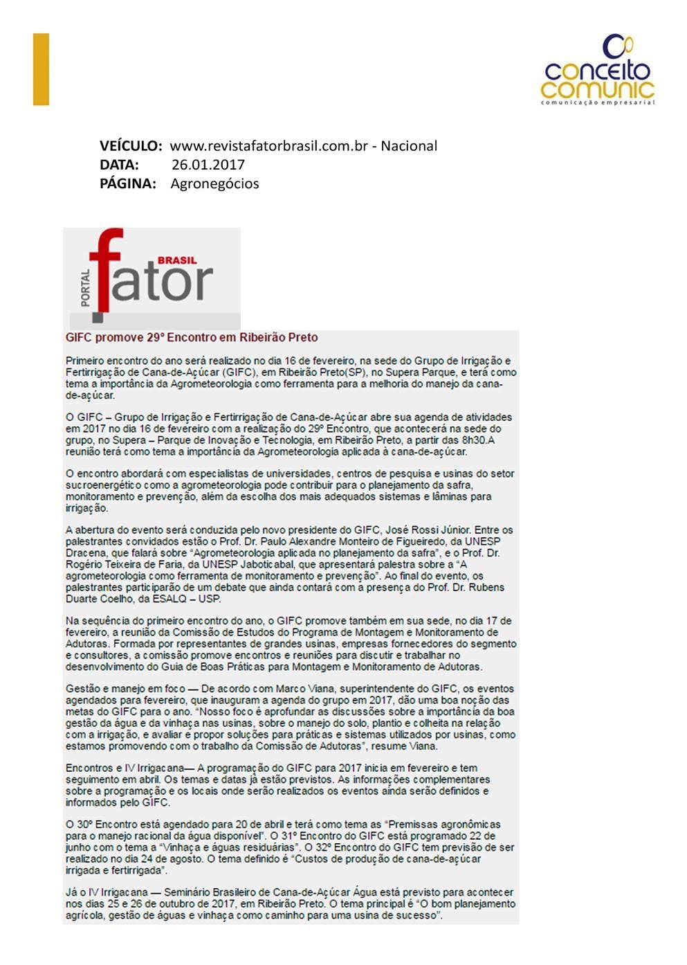 Revista Fator - 26-01-2017